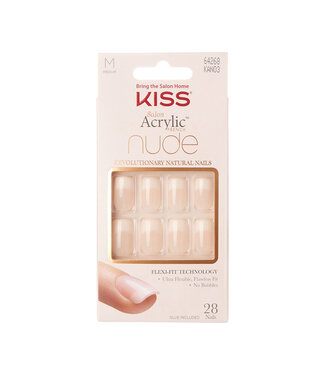 KISS KISS - Salon Acrylic French Nude Nails Cashmere
