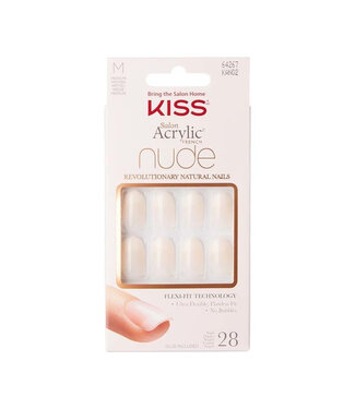 KISS KISS - Salon Acrylic French Nude Nails Graceful