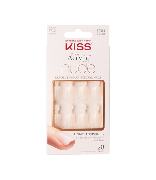 KISS KISS - Salon Acrylic French Nude Nails Breathtaking