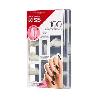 KISS KISS - 100 Full Cover Nails Long Stiletto