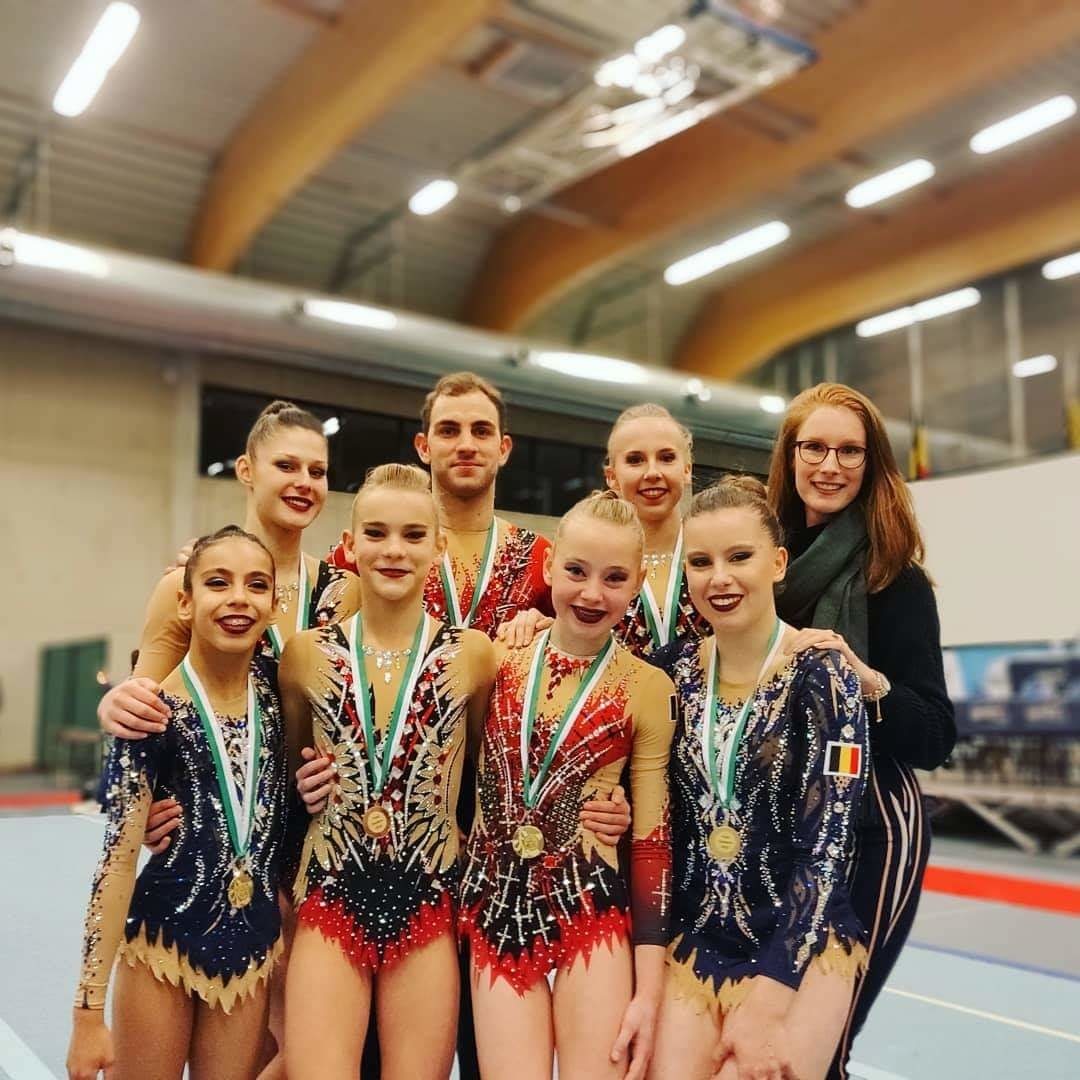 Handmade, unique, tailored leotards for acrobatic and artistic gymnastics 