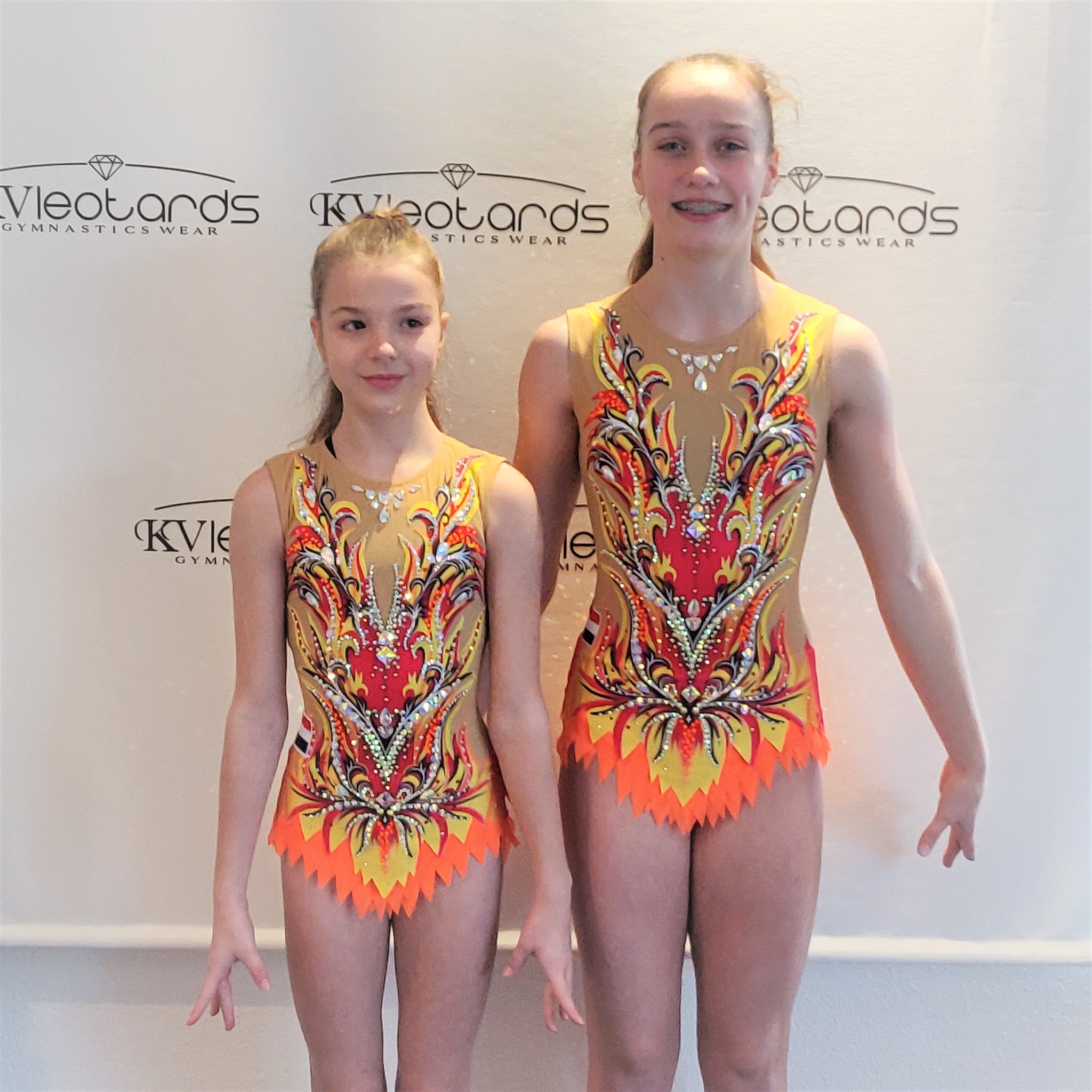 Handmade, unique, tailored leotards for acrobatic and artistic gymnastics 