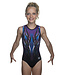 KV Gymnastics Wear SALE! Leotard "Victory" purple/blue