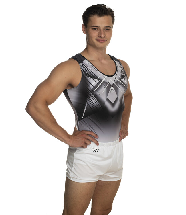 KV Gymnastics Wear Leotard "Johnny" gray