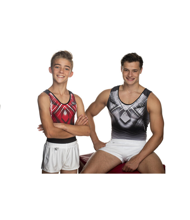 KV Gymnastics Wear Leotard "Johnny" gray