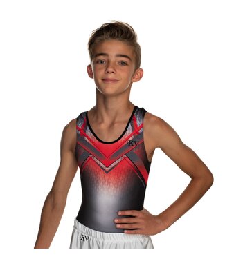 KV Gymnastics Wear Leotard "Ozzy" red