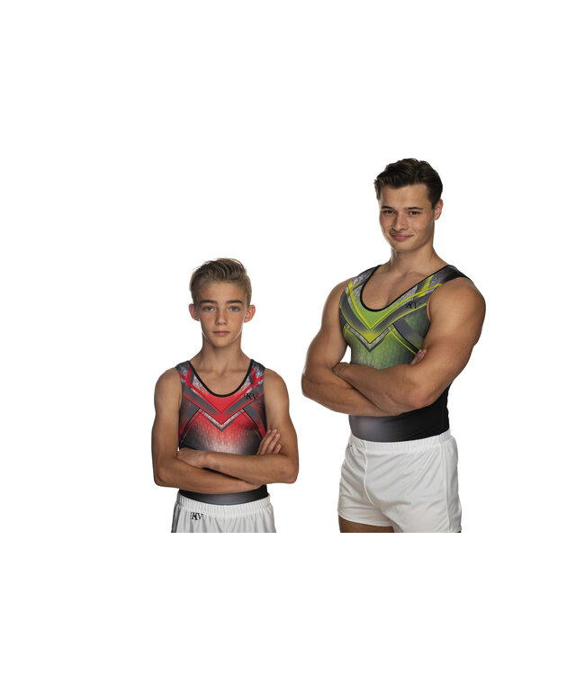 KV Gymnastics Wear Leotard "Ozzy" red