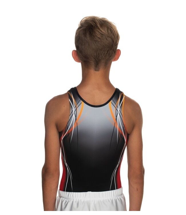KV Gymnastics Wear Leotard "Axel" orange