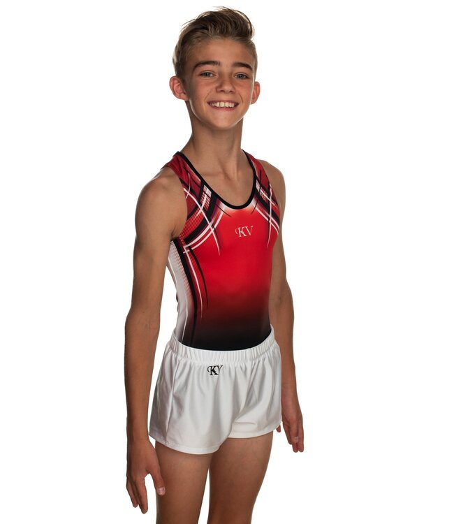 KV Gymnastics Wear Leotard "Kurt" red