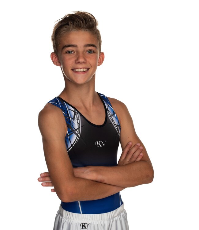 KV Gymnastics Wear Leotard "Jimmy" blue