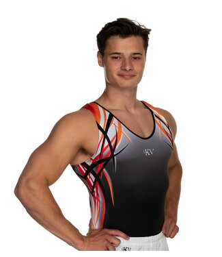 KV Gymnastics Wear Leotard "Freddie" red