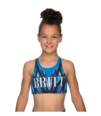 KV Gymnastics Wear Sport Top "Victory" blue