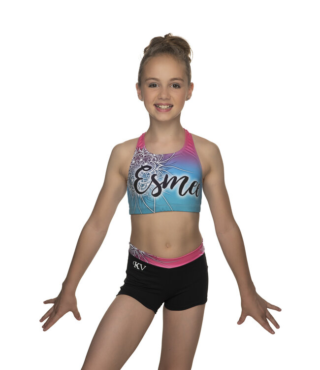 KV Gymnastics Wear Sporttop "Coco" unicorn
