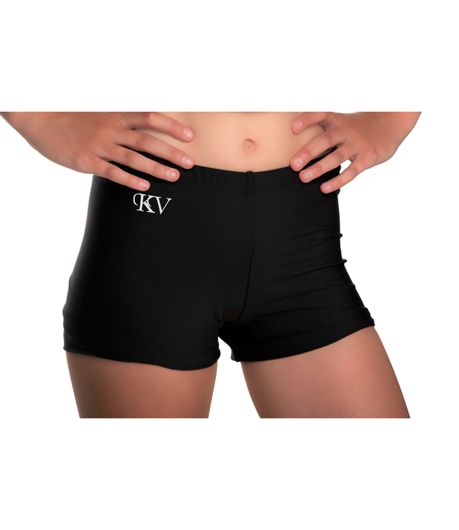 KV Gymnastics Wear Turnbroekje basic zwart