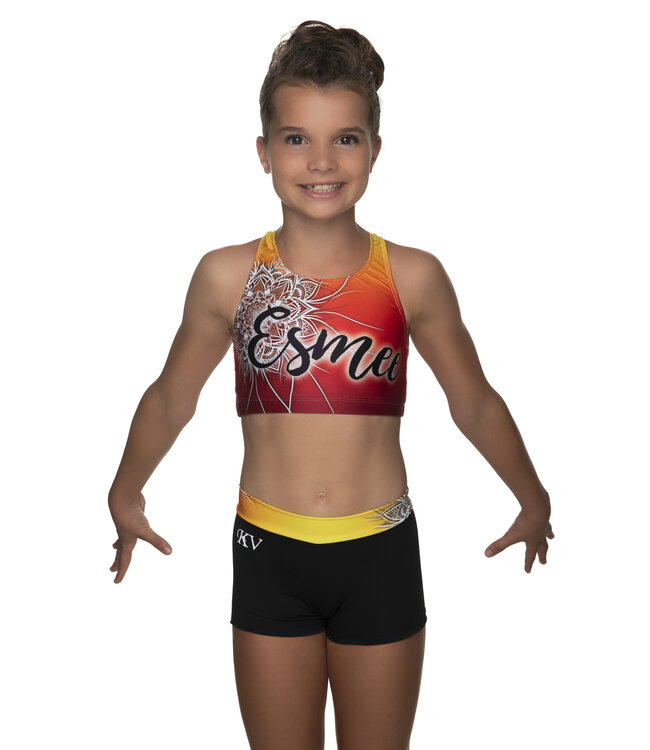 KV Gymnastics Wear Sportstop "Coco" sunset