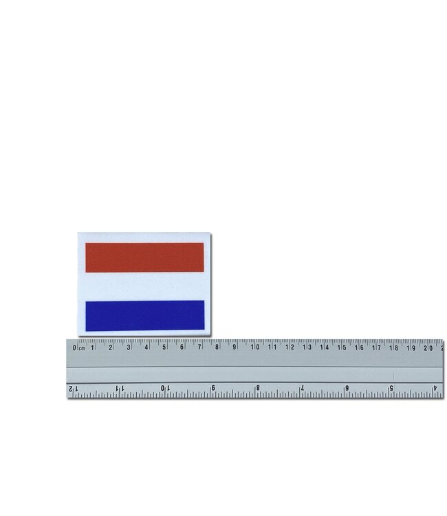 KV Gymnastics Wear Nederlandse vlag stretch (7cm x 5,5cm)