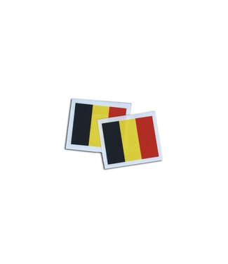 KV Gymnastics Wear Belgische vlag stretch (6,5cm x 5,5cm)