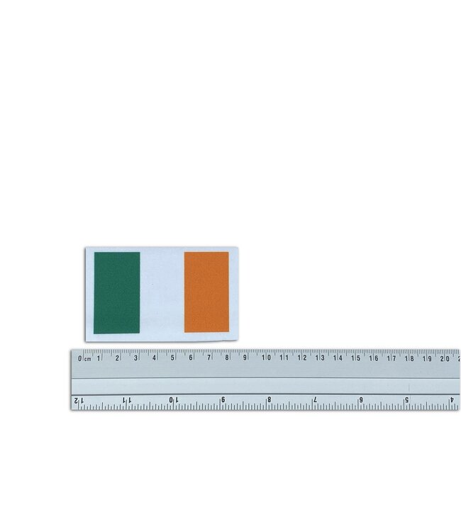 KV Gymnastics Wear Irish flag stretch (7cm x 5,5cm)