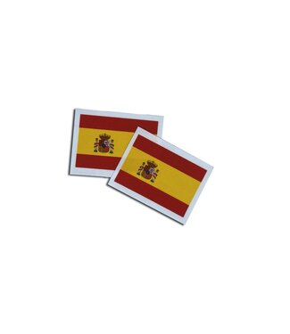 KV Gymnastics Wear Spaanse vlag stretch (7cm x 5,5cm)