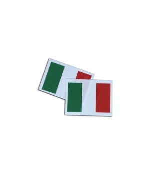 KV Gymnastics Wear Italiaanse vlag stretch (7cm x 5,5cm)