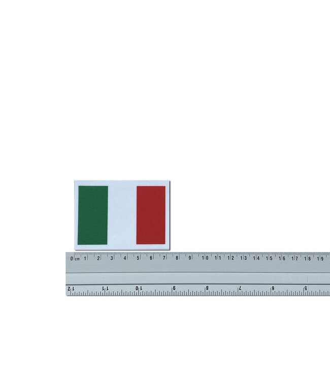 KV Gymnastics Wear Italy flag stretch (7cm x 5,5cm)