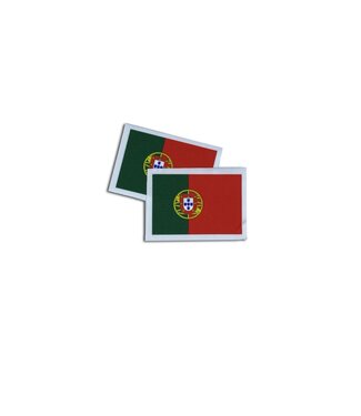 KV Gymnastics Wear Portugese vlag stretch (7cm x 5,5cm)
