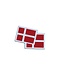 KV Gymnastics Wear Denmark flag stretch (7cm x 5,5cm)