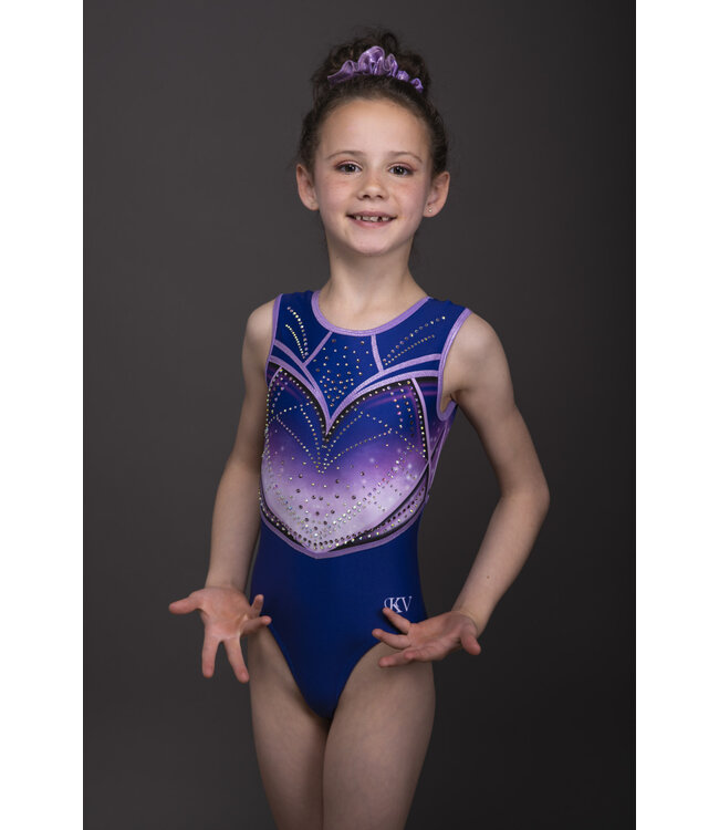 "Estella" lila KV Leotards Affordable super sparkly leotards