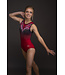 KV Gymnastics Wear SALE! Turnpakje "Hannah" rood