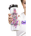 Drinkfles Gymnastics handstand roze