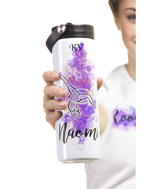 Personalised Tumbler with name Gymnastics