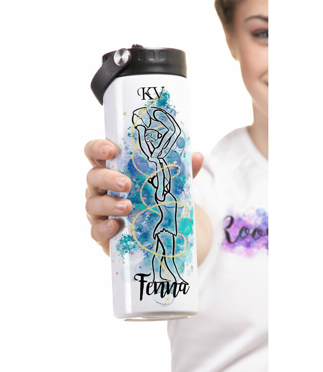 Personalised Tumbler with name  20oz 650 ml + 2 lids Acrobatics