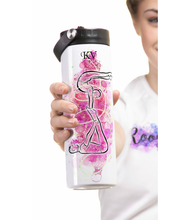 Tumbler Acrobatics Element 3 pink 20oz 650 ml + 2 lids