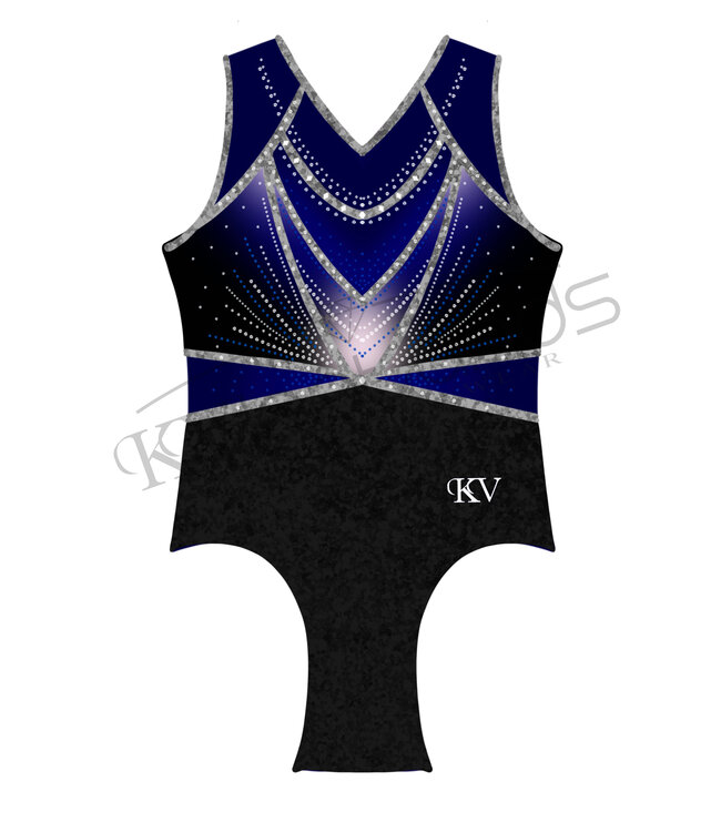 KV Leotard Aiden black/blue