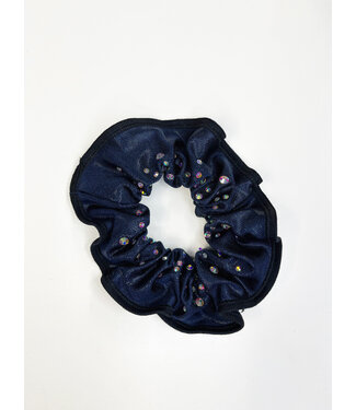 KV Gymnastics Wear Scrunchie Crystals Navy