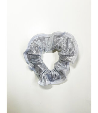 KV Gymnastics Wear Scrunchie Silver