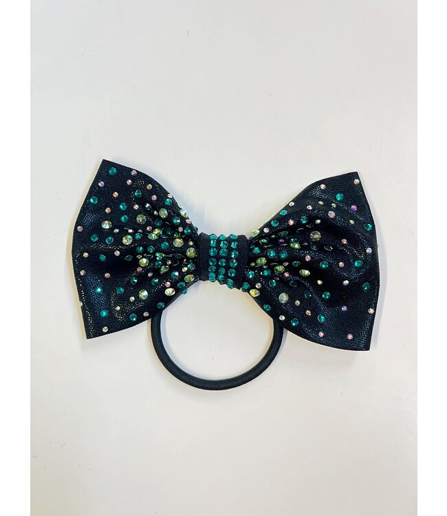 Bow green crystals