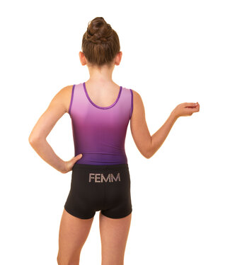 KV Gymnastics Wear Gymnastics Shorts black with name