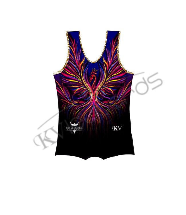 KV Gymnastics Wear Turnpakje Rise like a Phoenix Heren