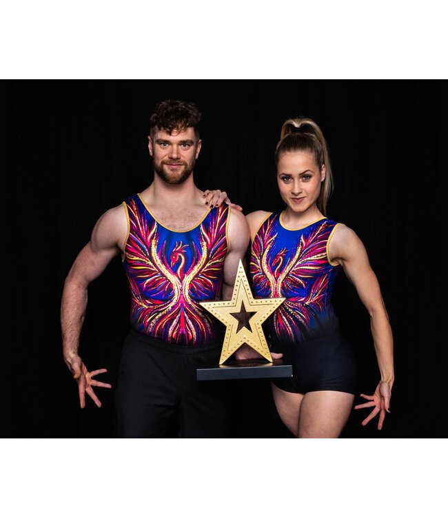 KV Gymnastics Wear Turnpakje Rise like a Phoenix Heren