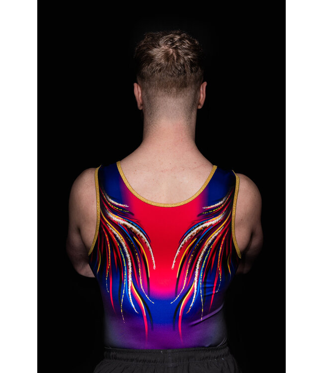 KV Gymnastics Wear Turnpakje Rise like a Phoenix Heren