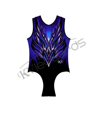 KV SALE! Leotard Glow Blue/Purple