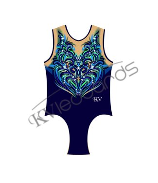 KV SALE! Leotard Poppy Blue/Green