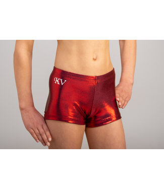 KV Gymnastics Wear Gymnastics Shorts Mystique Bordeaux Red