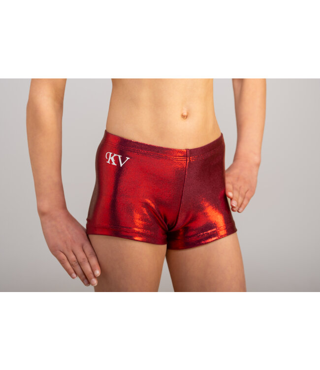 KV Gymnastics Wear Gymnastics Shorts Mystique Bordeaux Red