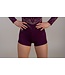 KV Gymnastics Wear Gymnastics Shorts Lycra Wine Red