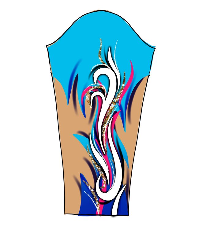 Acrobatic Leotard KV25-25