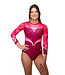 KV Leotard Zara Pink long sleeve