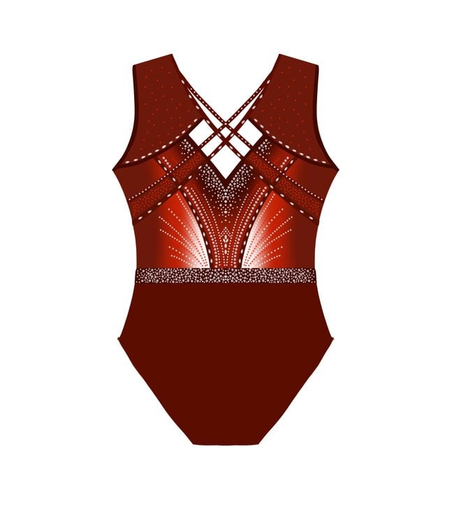 KV PRE-ORDER Leotard Zara Burgundy