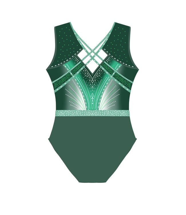 KV PRE-ORDER Leotard Zara Hunter Green